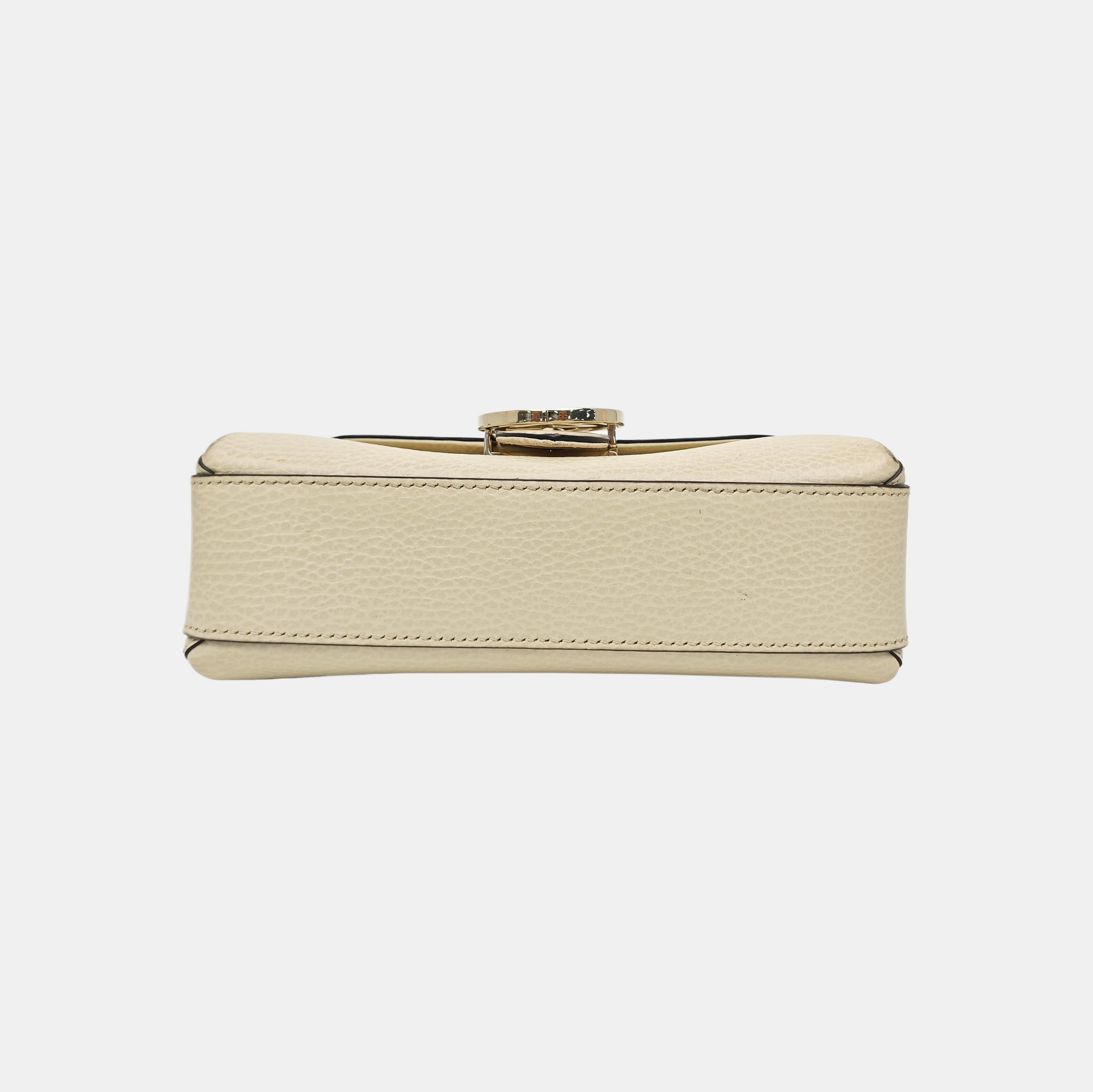 Interlocking G Mini Calfskin Beige