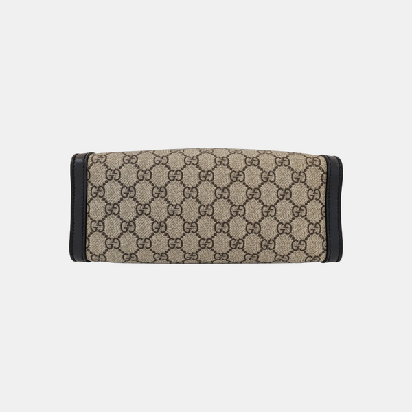 Padlock Small Monogram Coated Canvas Beige