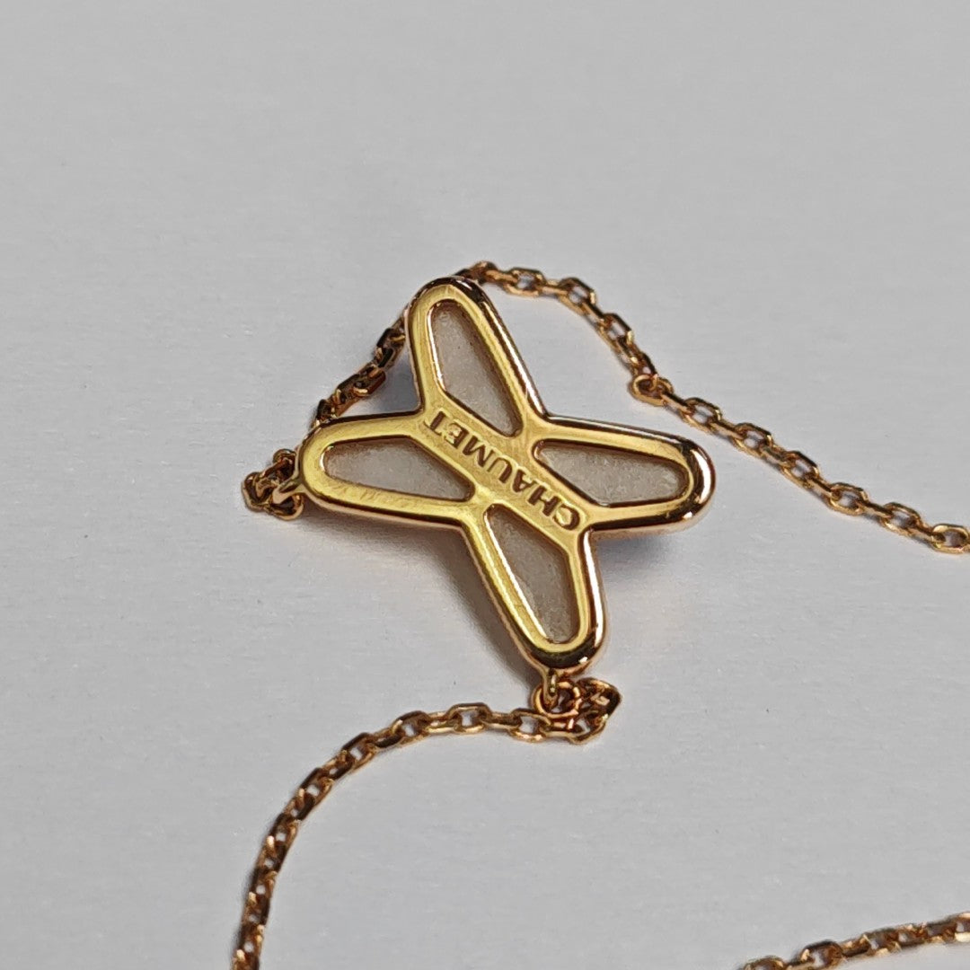 Jeux De Liens 18k Rose Gold Necklace