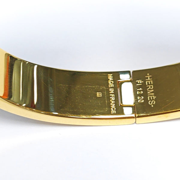 Clic H Metal Gold Bangle