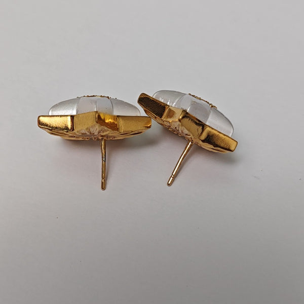 Metal Silver Stud Earrings