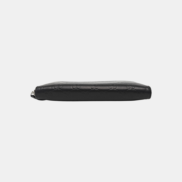 Signature Monogram Calfskin Black Wallet