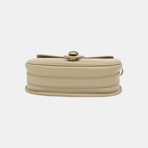 Authenticated pre-owned  Bobby Medium Calfskin Beige - Crossbody Bag at Looply