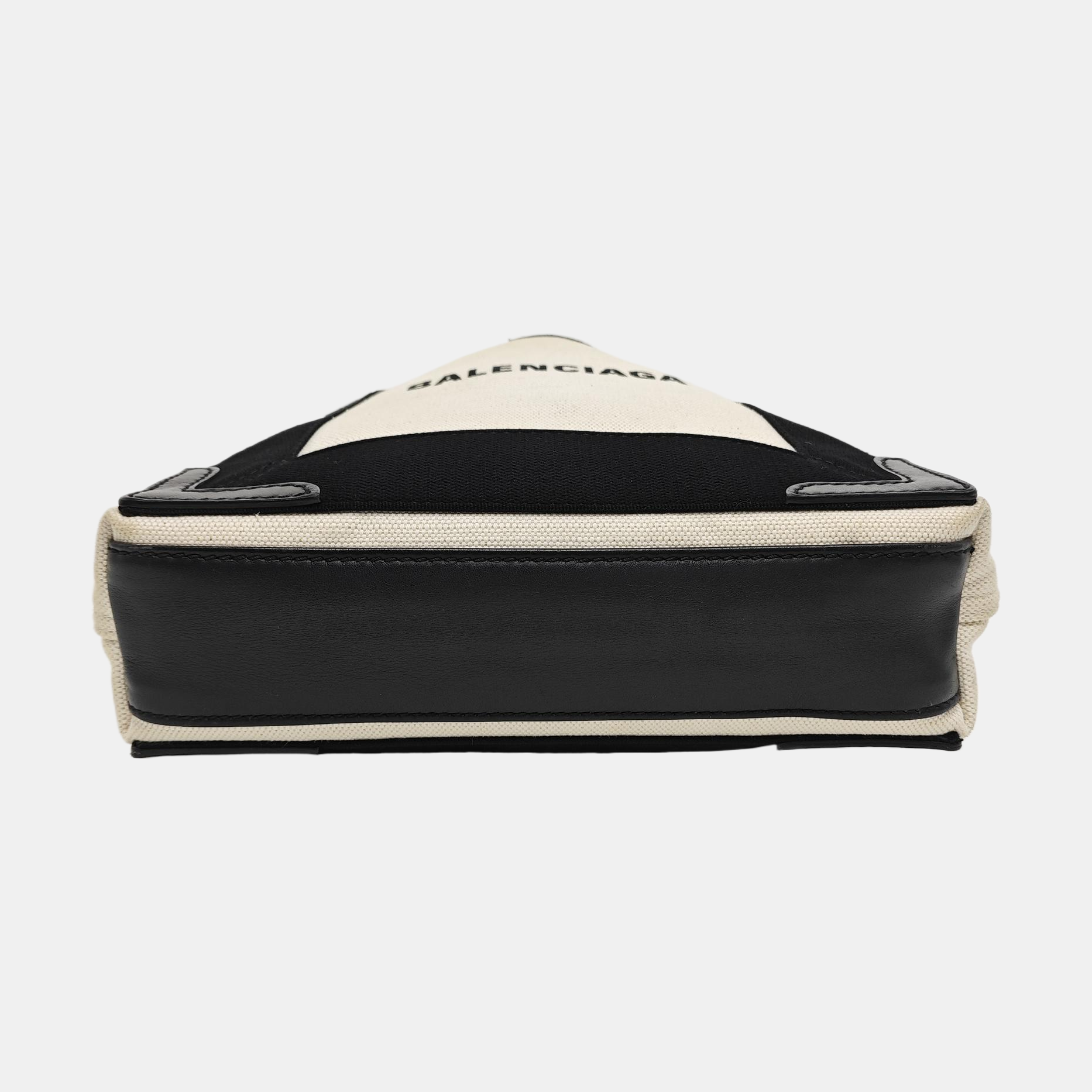 Navy Mini Canvas Beige