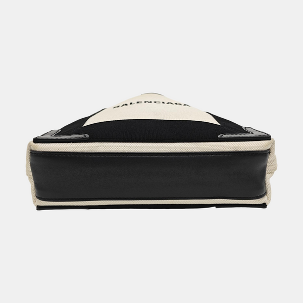 Navy Mini Canvas Beige