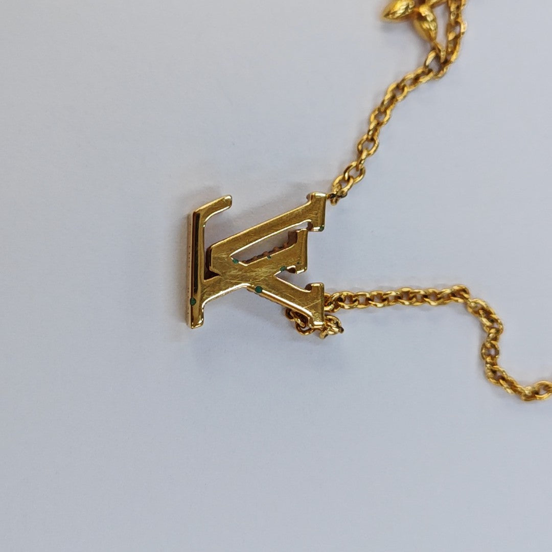 LV ICONIC Metal Gold Necklace