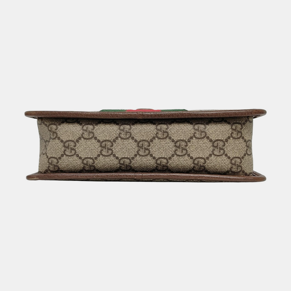 Authenticated pre-owned  Ophidia Small Monogram Coated Canvas Beige - Shoulder Bag at Looply