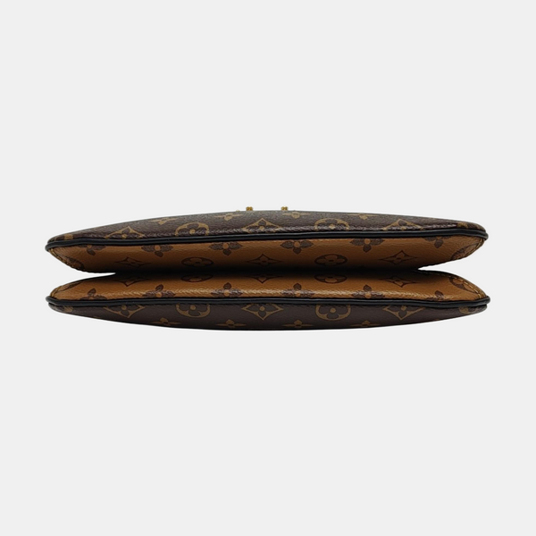 TWINNY Monogram Coated Canvas Brown