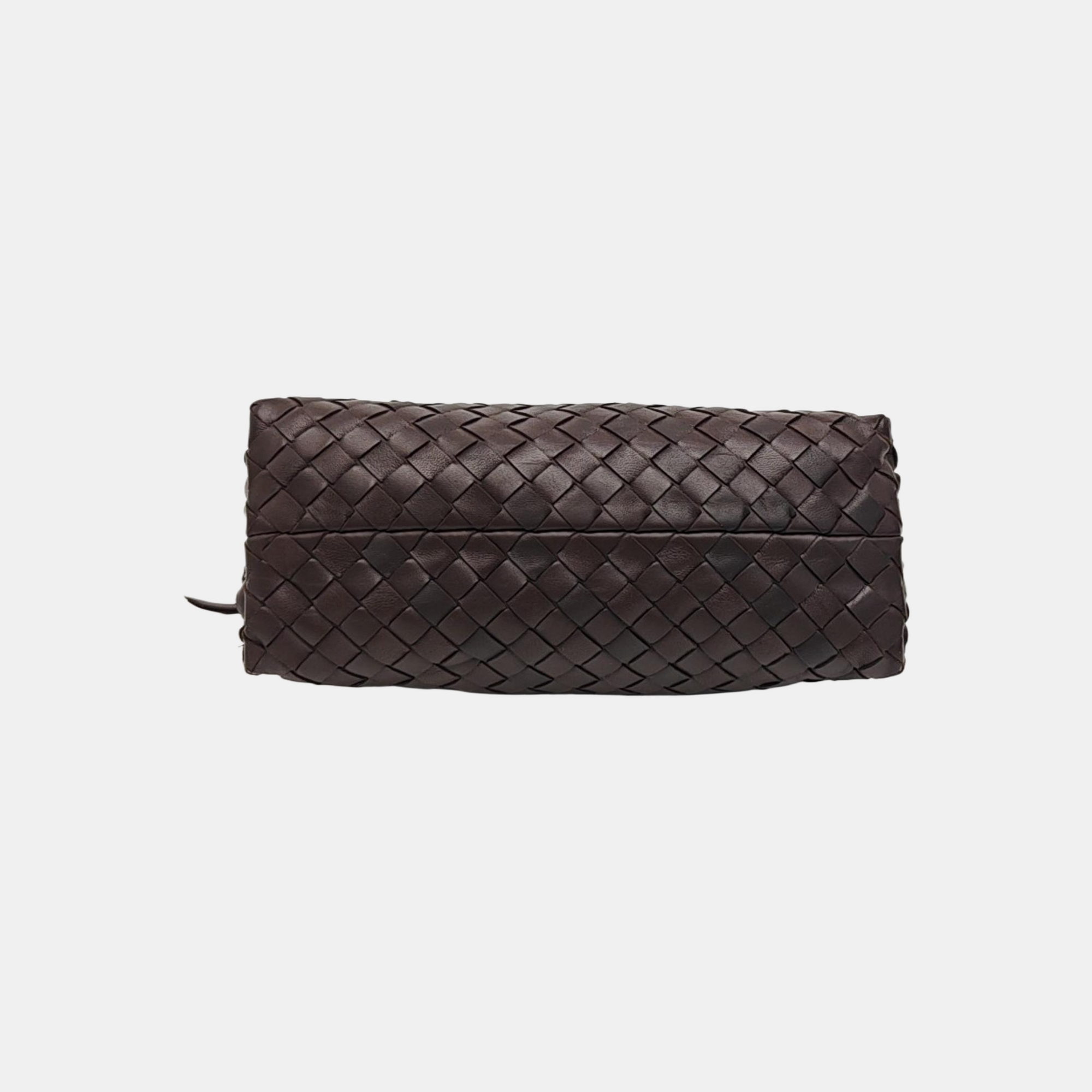 Lambskin Clutch Brown