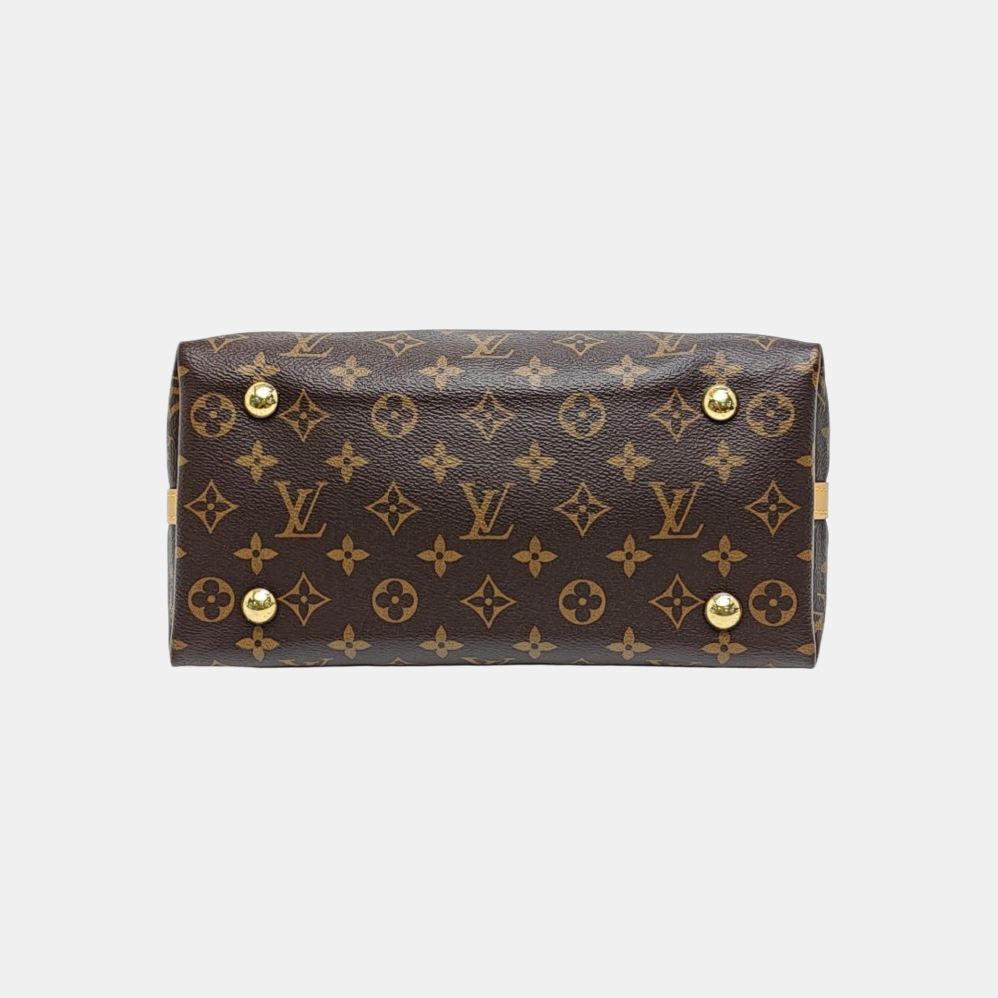 CARRYALL PM Monogram Coated Canvas Brown