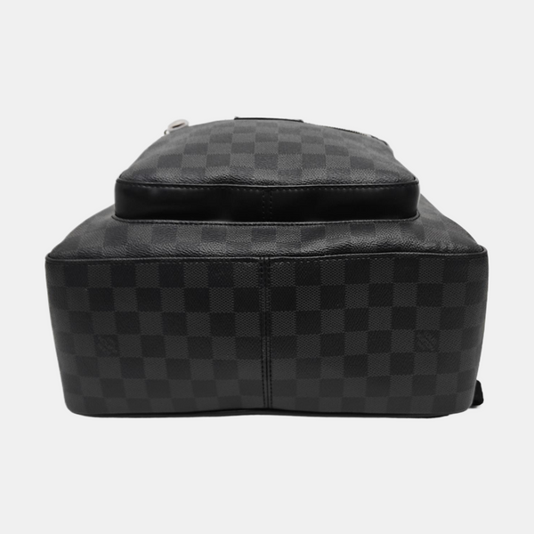 JOSH Damier Graphite Coated Canvas Gray