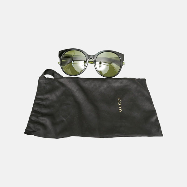 Gafas de sol sintéticas verdes