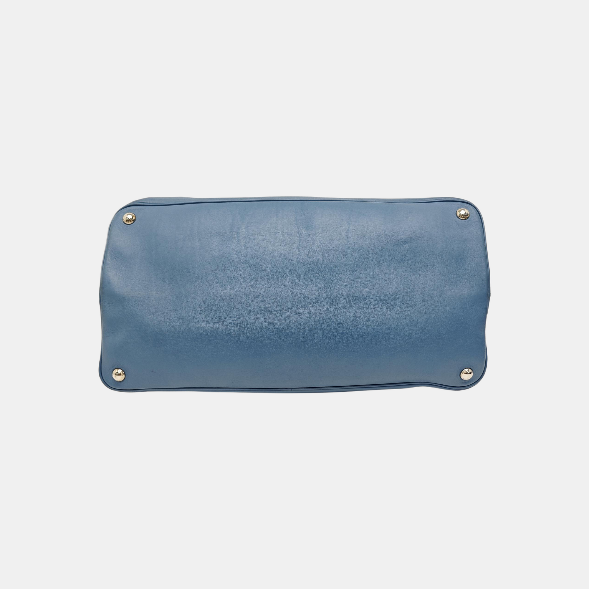 Double Calfskin Blue