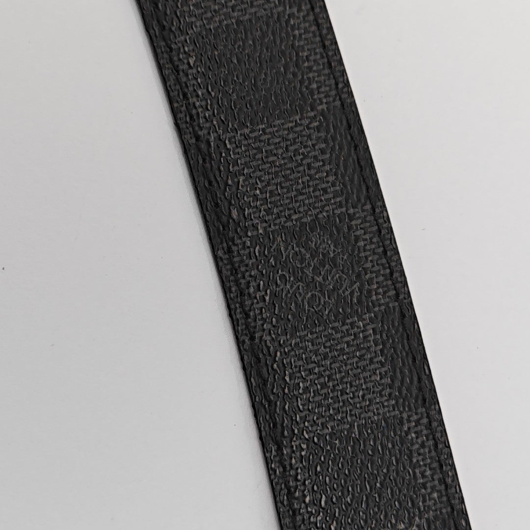 Coated Canvas Belt Black