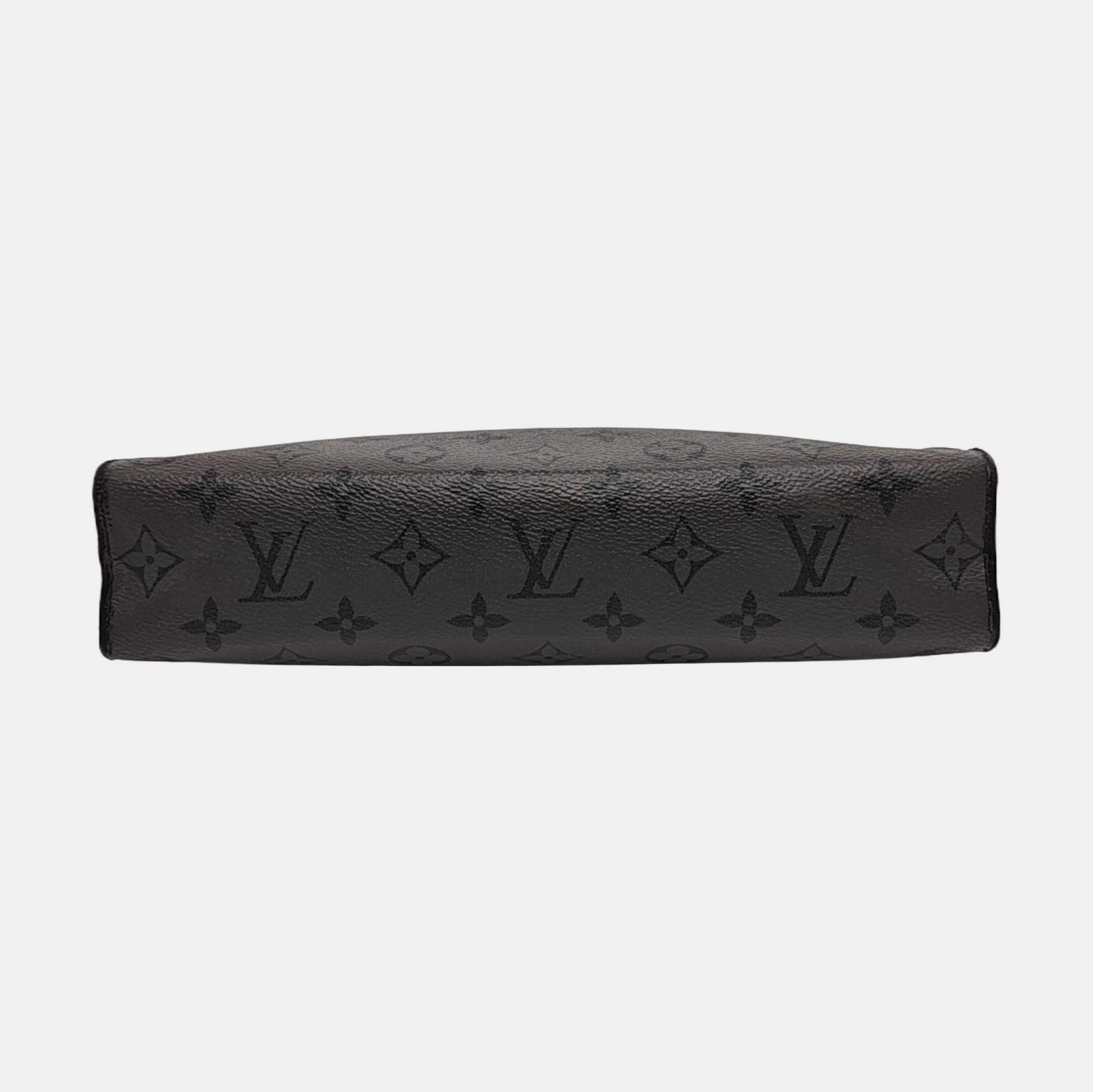 Pochette Voyag MM Monogram Coated Canvas Gray