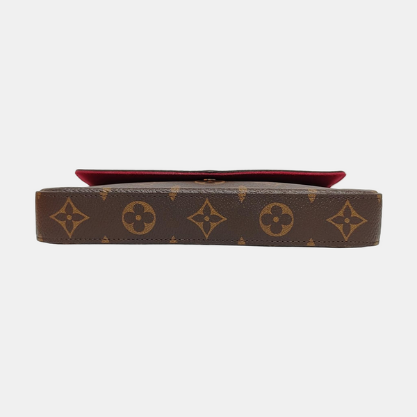 FÉLICIE Monogram Coated Canvas Brown