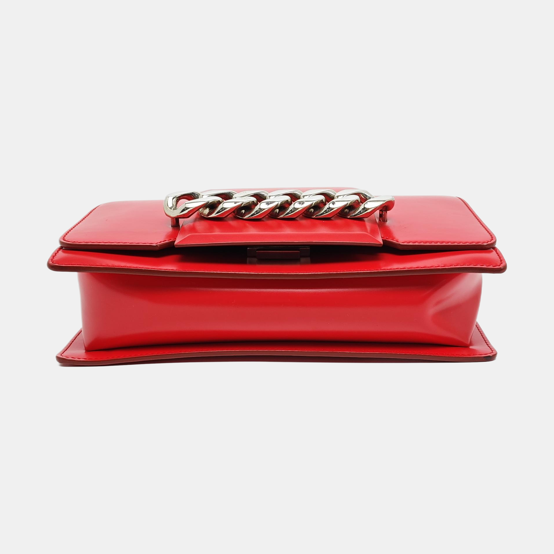 Calfskin Crossbody Bag Red