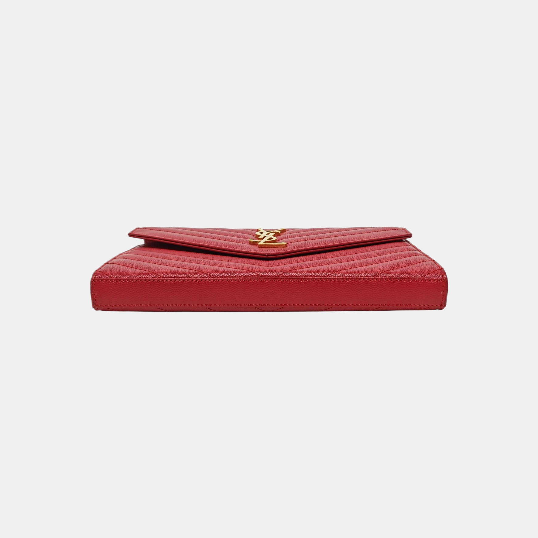MONOGRAM Medium Quilted Calfskin Red