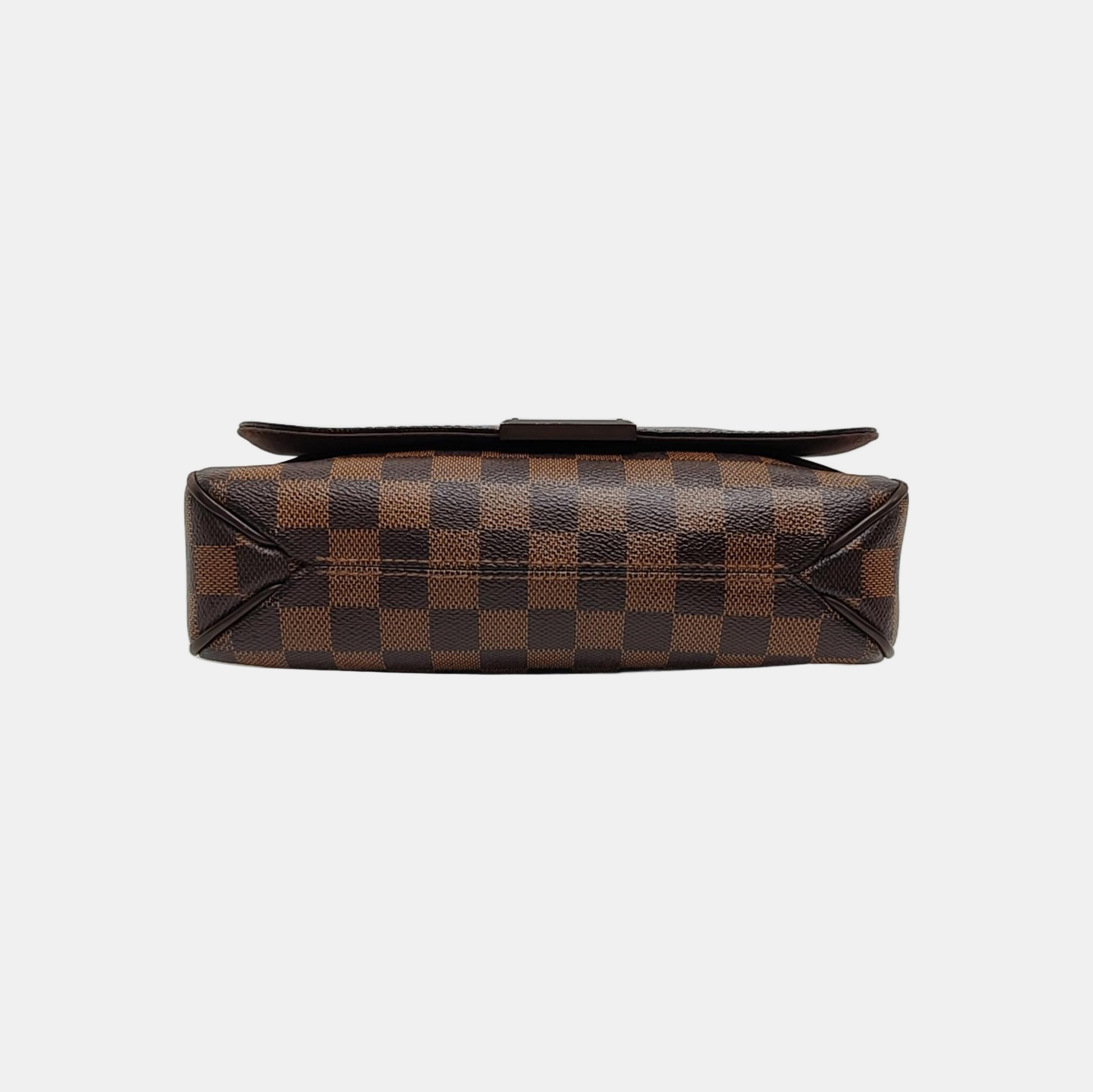 DISTRICT PM Damier Ebene Coated Canvas Brown
