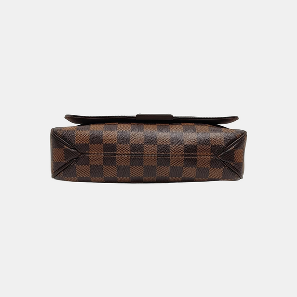 DISTRICT PM Damier Ebene Coated Canvas Brown