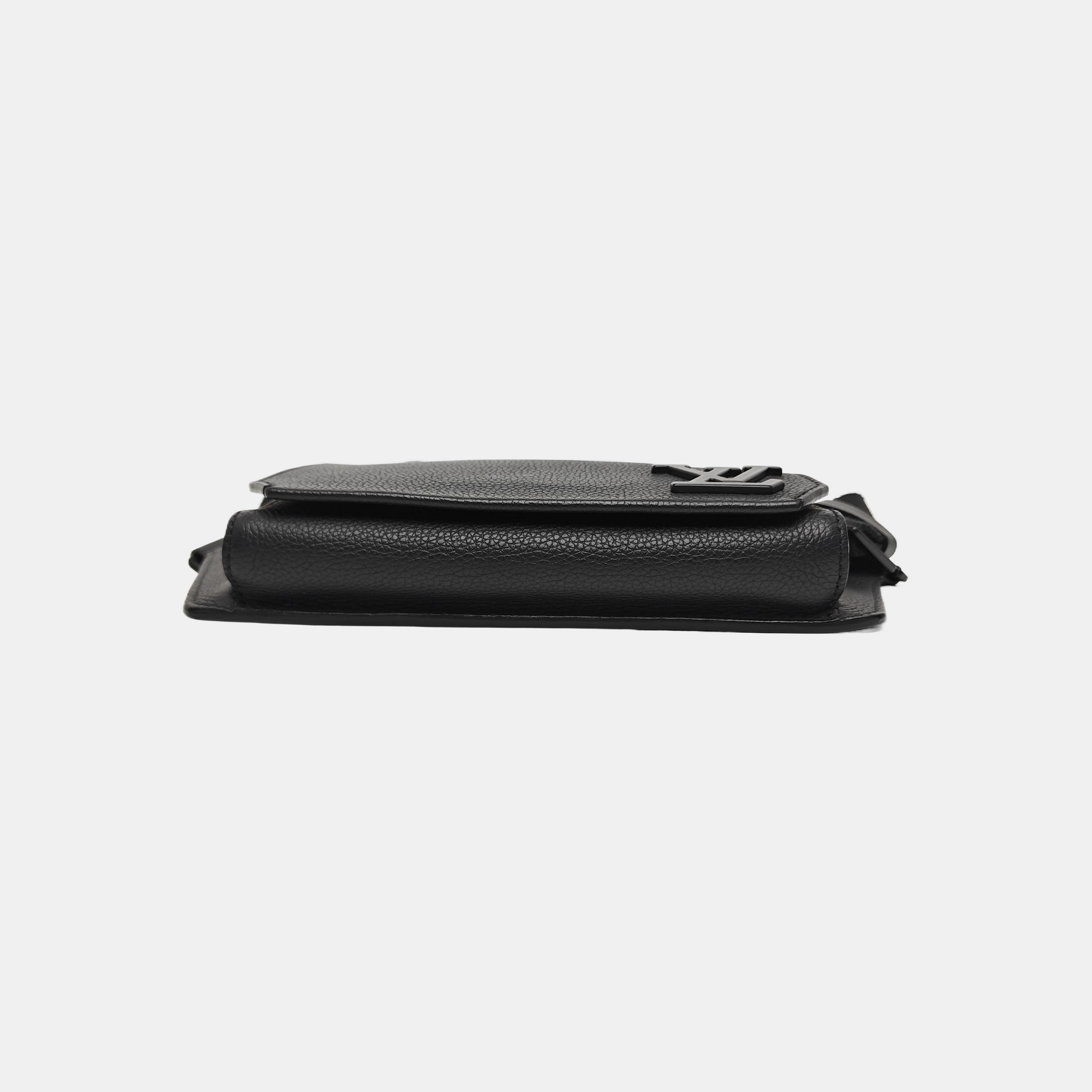 Calfskin Belt Bag Black