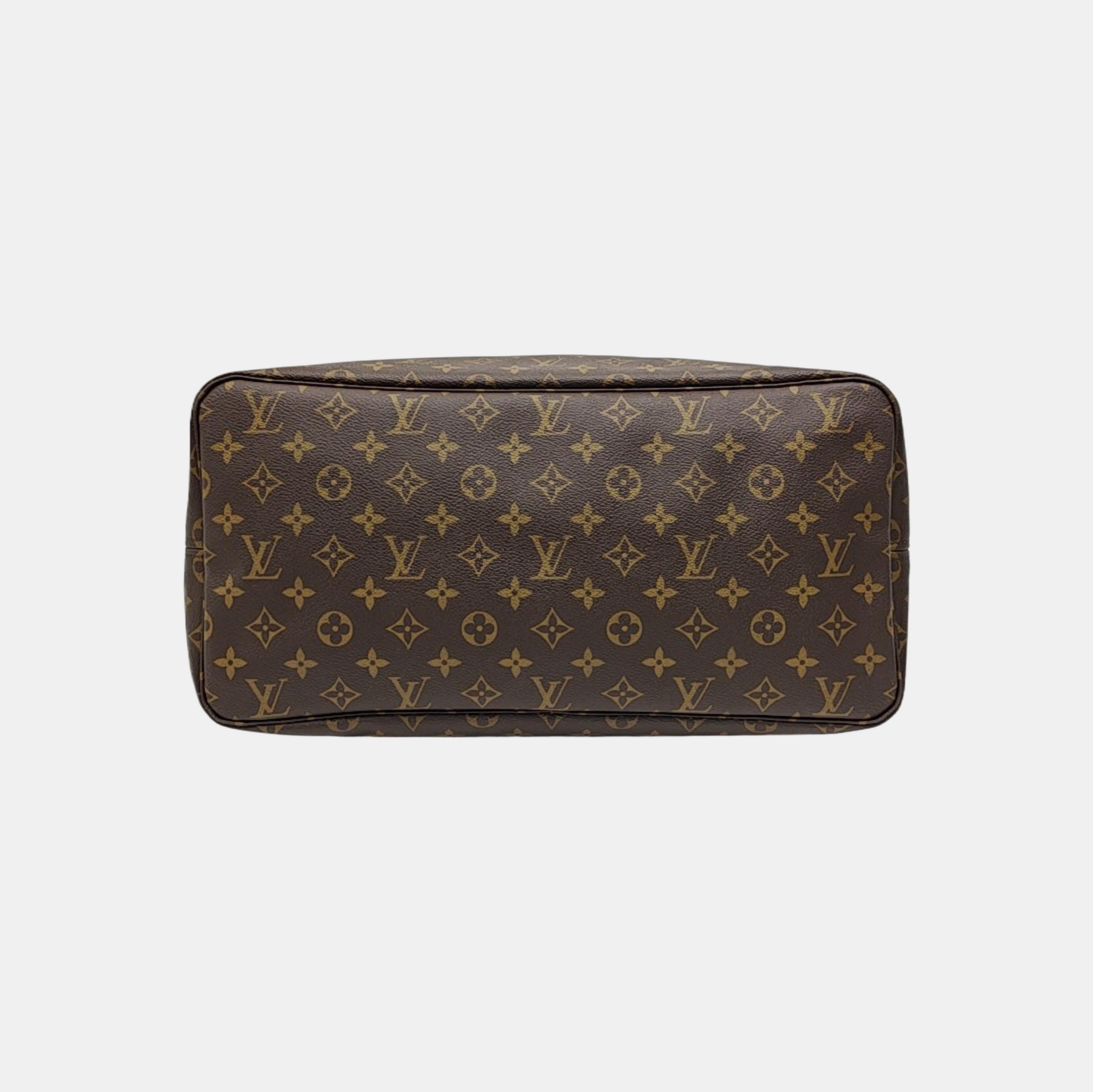 NEVERFULL GM Monogram Coated Canvas Brown