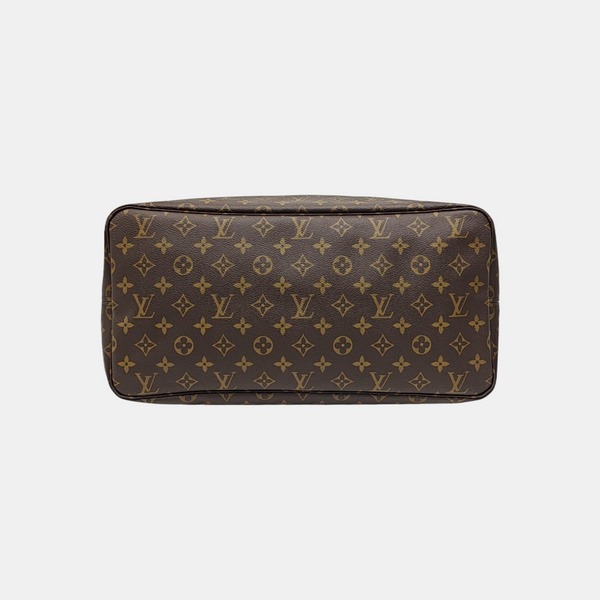 NEVERFULL GM Monogram Coated Canvas Brown