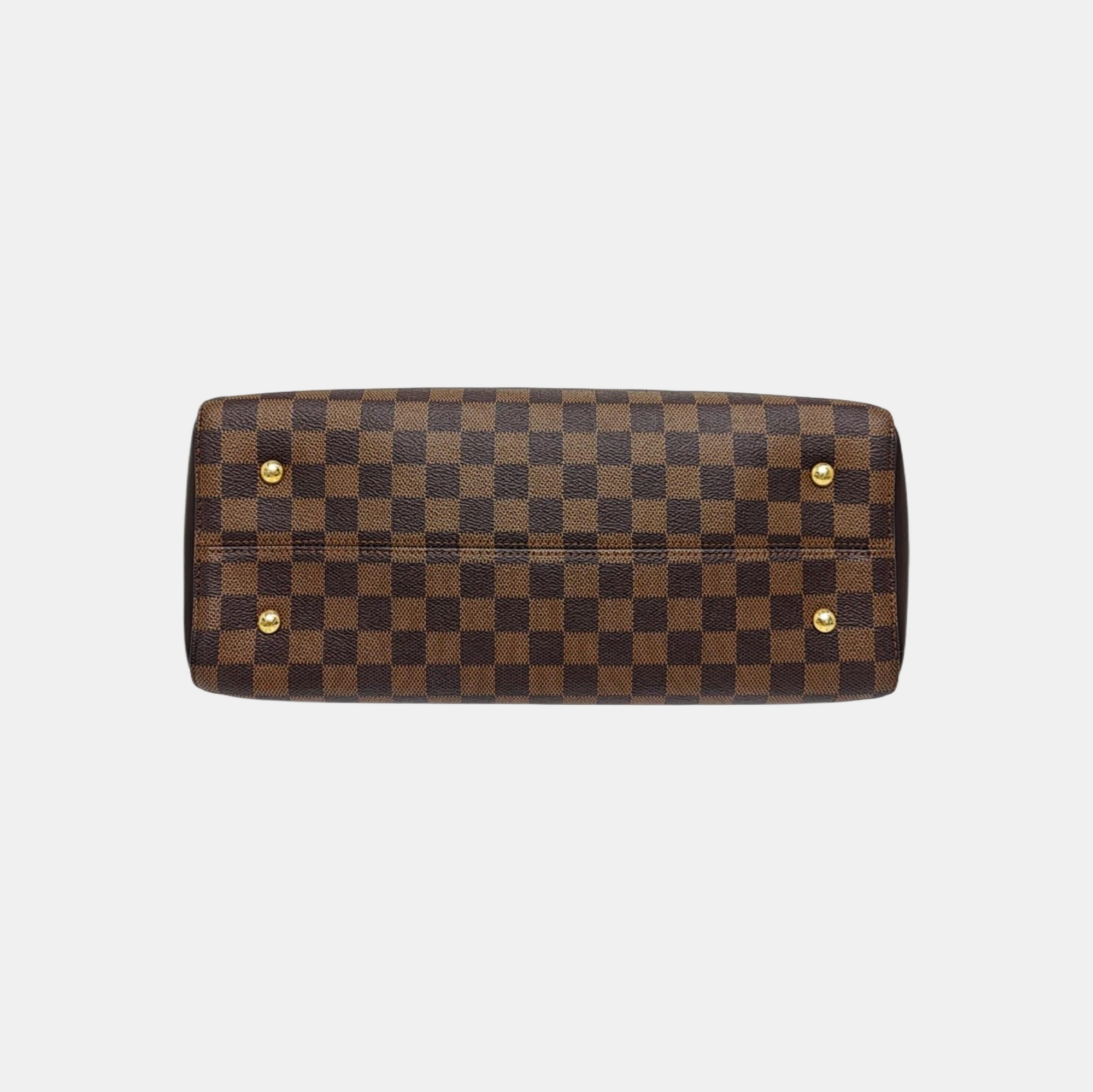 KENSINGTON BOWLING Damier Ebene Coated Canvas Brown