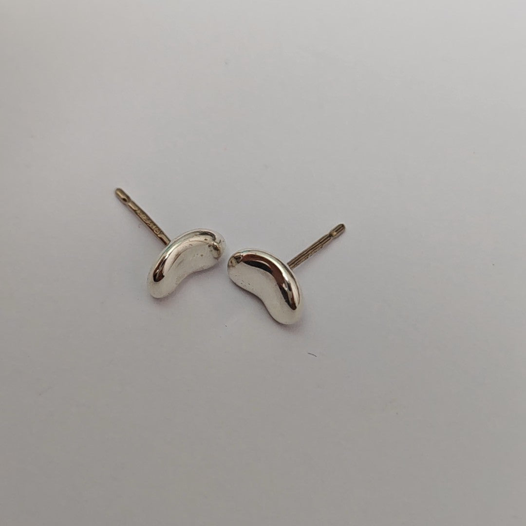 Elsa Peretti 925 Sterling Silver Stud Earrings