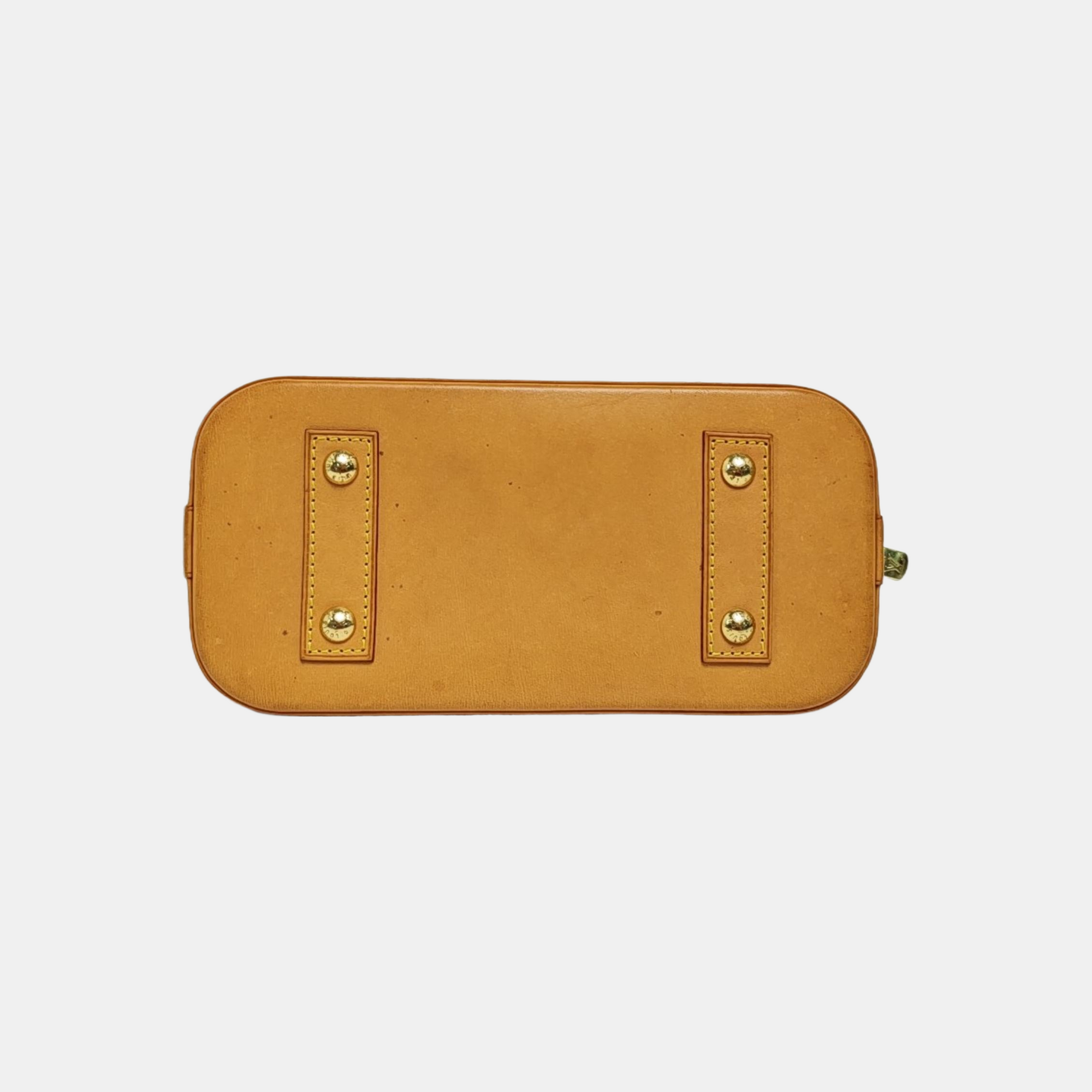 ALMA BB Monogram Coated Canvas Brown