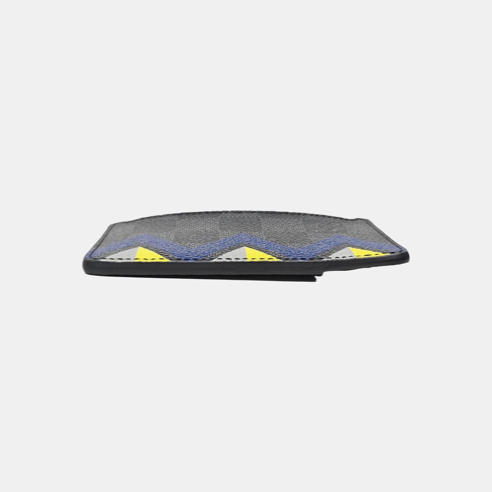 Damier Graphite Coated Canvas Card Holder Black