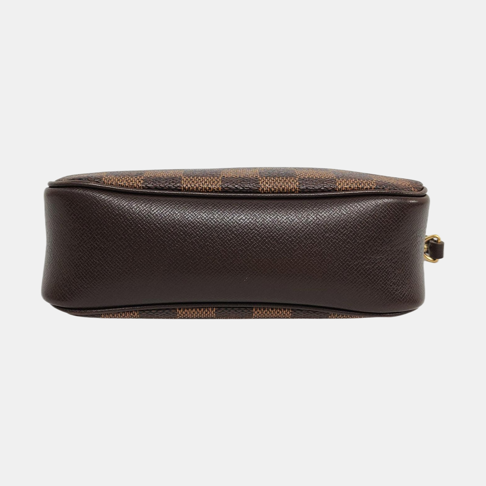 TROUSSE MAKE UP Damier Ebene Coated Canvas Brown