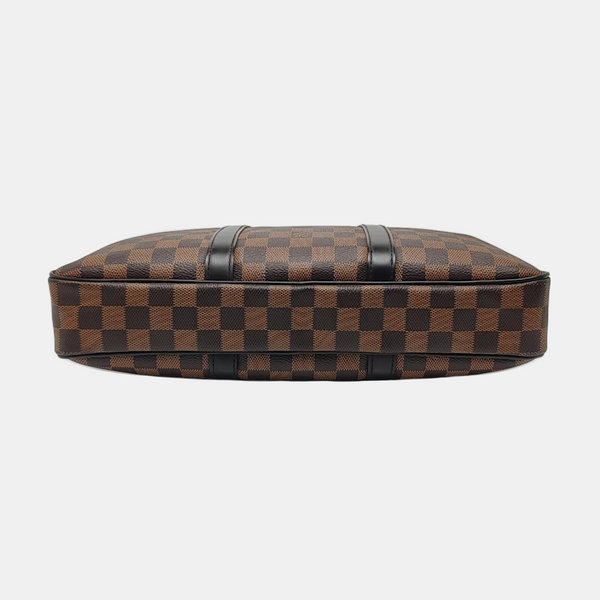 PORTE-DOCUMENTS PM Damier Ebene Coated Canvas Brown
