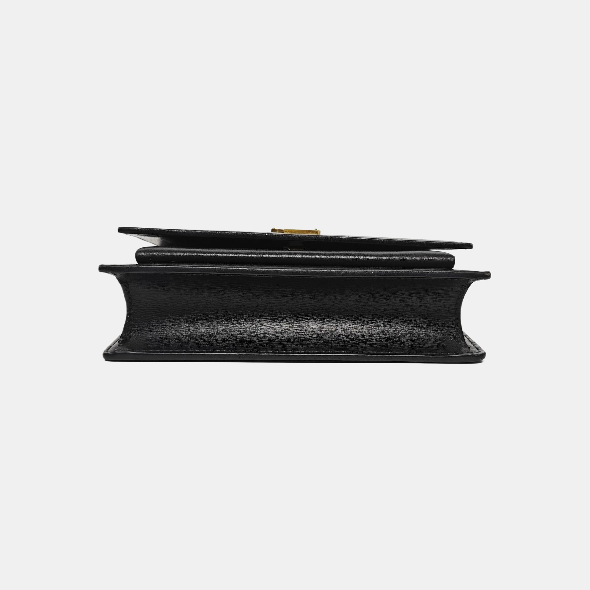 SUNSET Small Calfskin Black