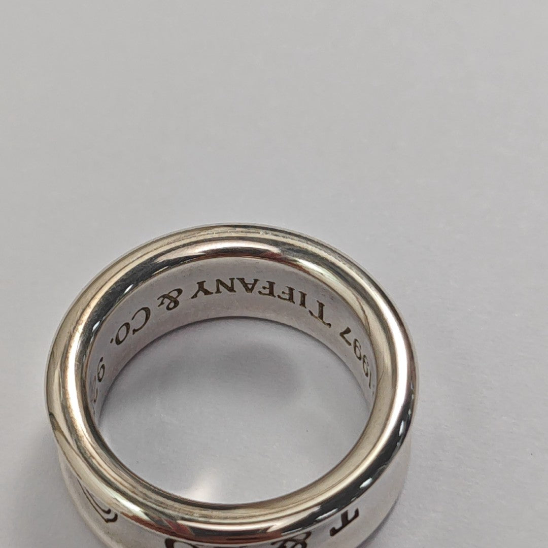 Tiffany 1837 925 Sterling Silver Ring EU 46