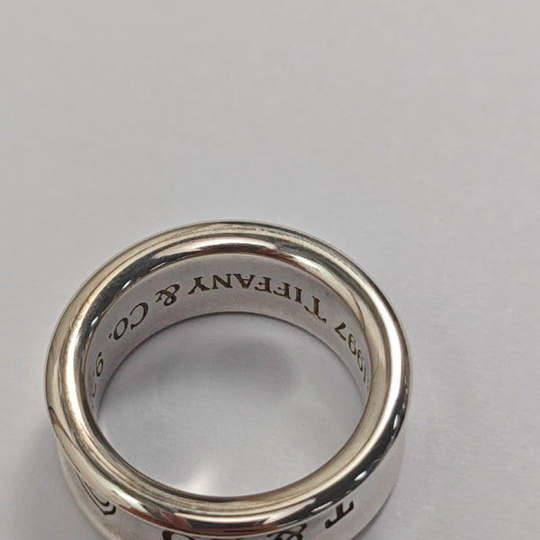 Tiffany 1837 925 Sterling Silver Ring EU 46
