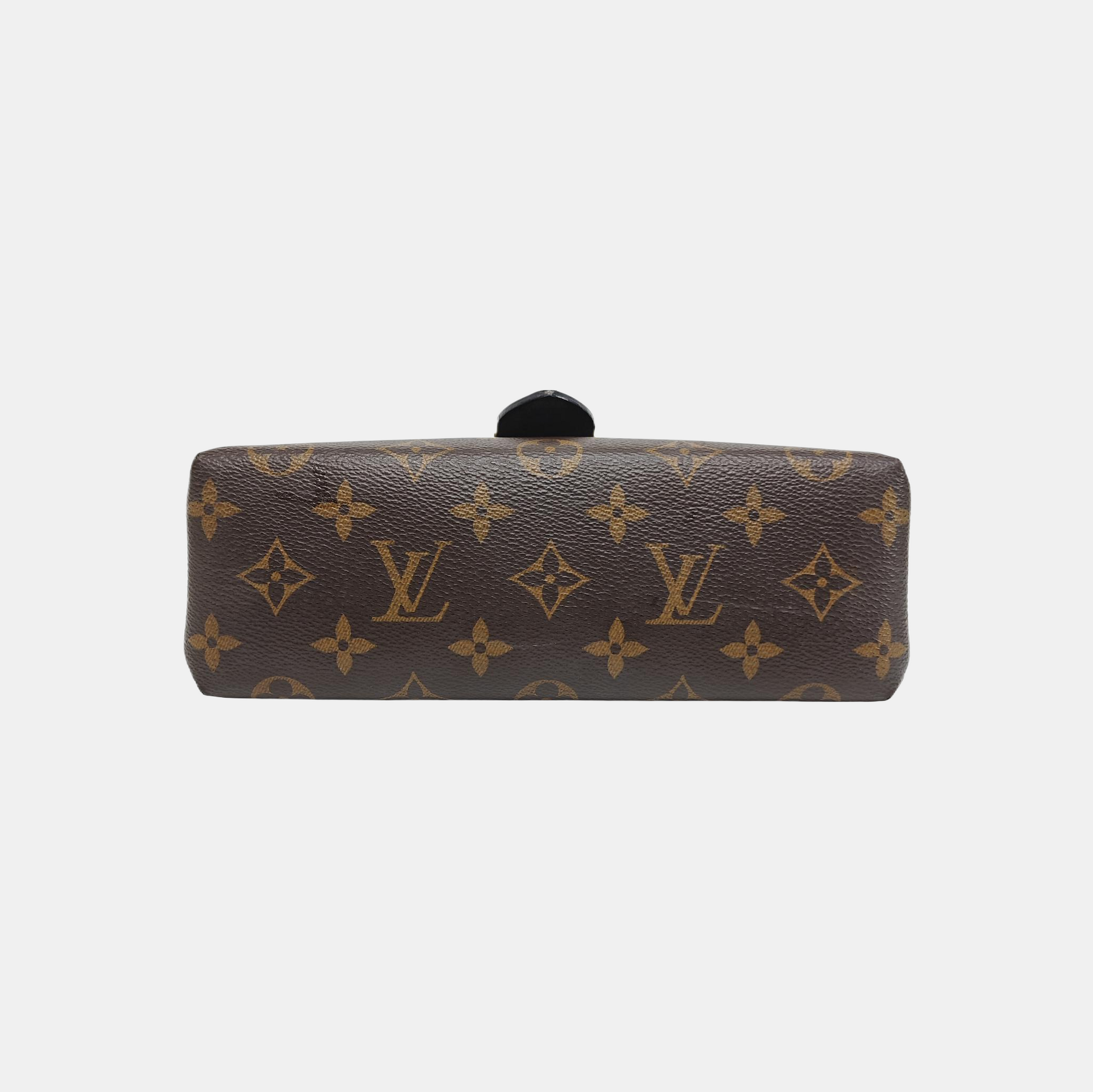 LOCKY BB Monogram Coated Canvas Brown