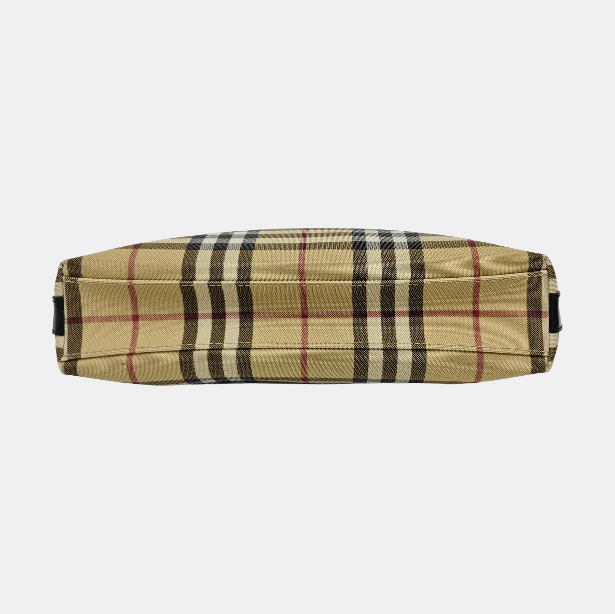 Coated Canvas Tote Bag Beige