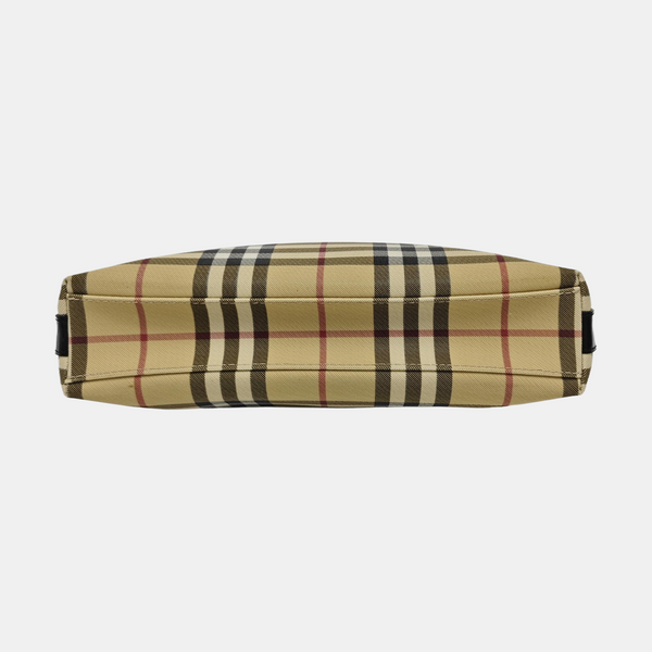 Coated Canvas Tote Bag Beige