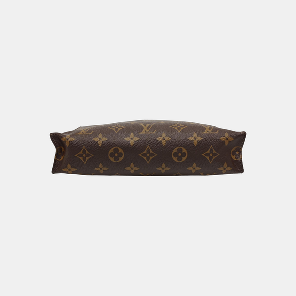 TOILET POCKET 26 Monogram Coated Canvas Brown