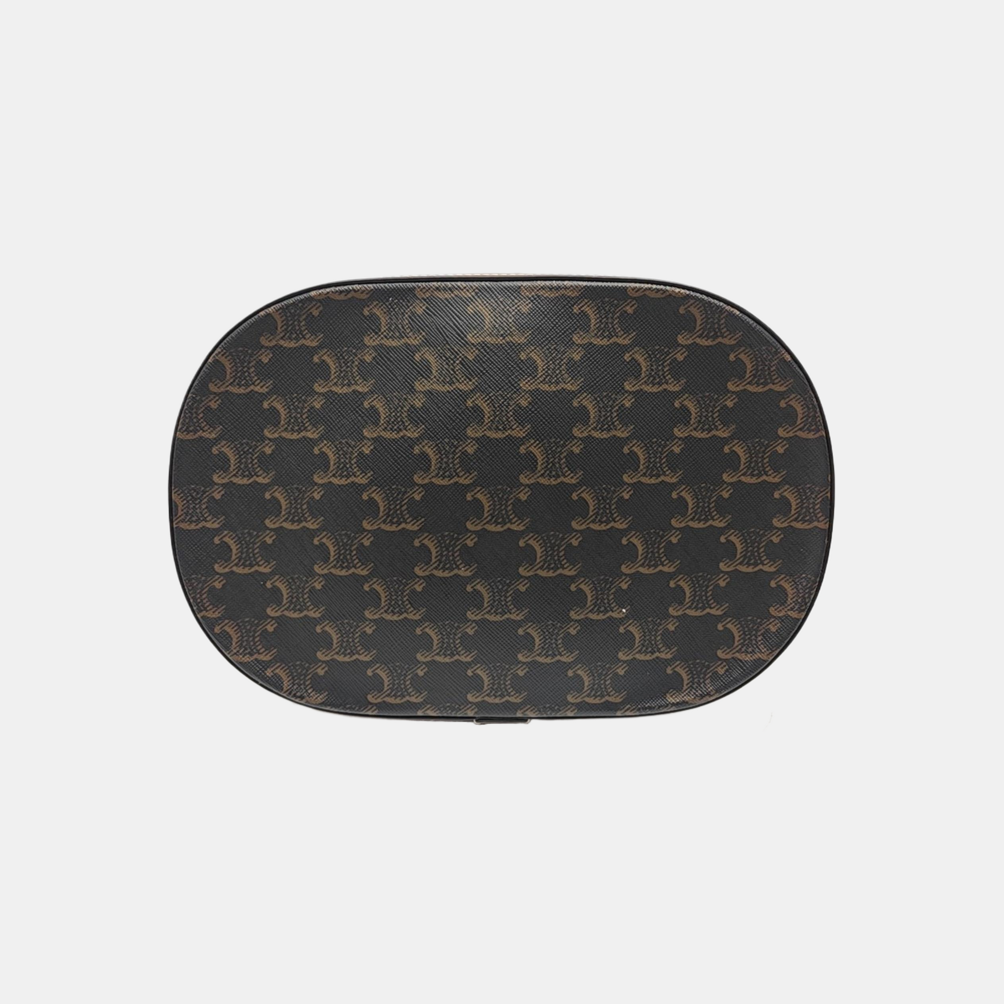 TRIOMPHE Medium Coated Canvas Brown