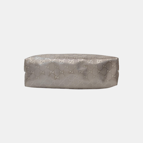 GG Imprime Monogram Coated Canvas Gray