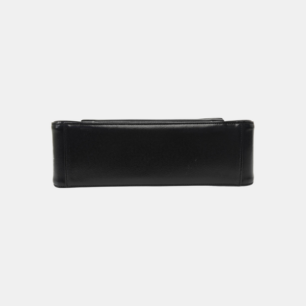 Calfskin Shoulder Bag Black