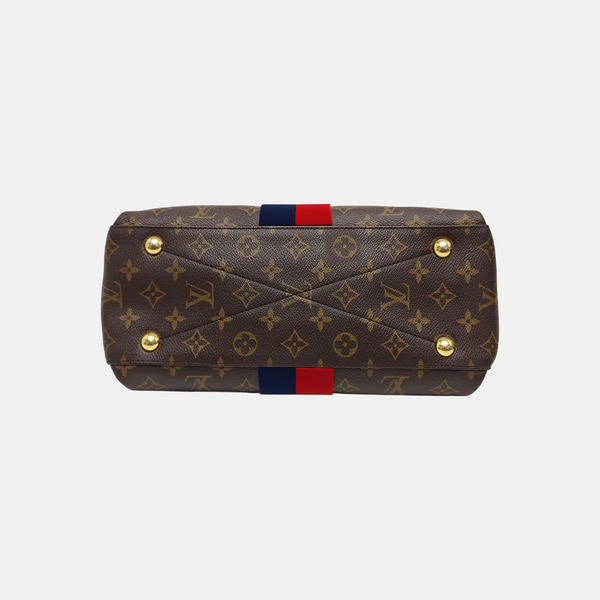 GEORGES MM Monogram Coated Canvas Brown