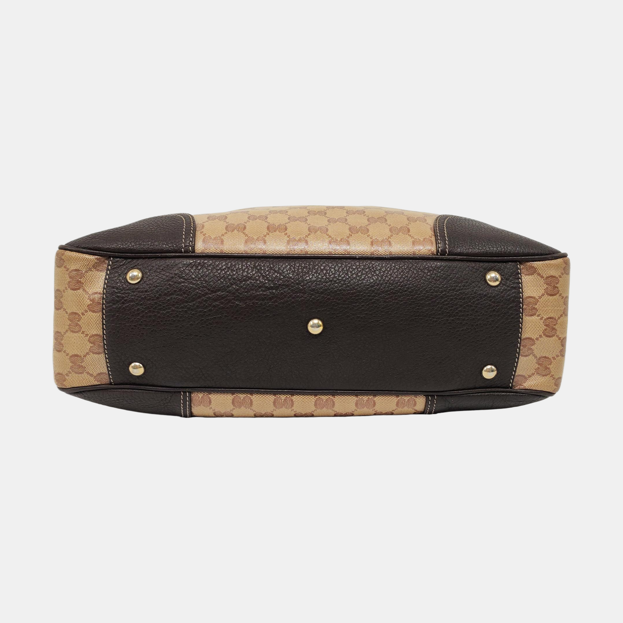 Princy Monogram Coated Canvas Brown