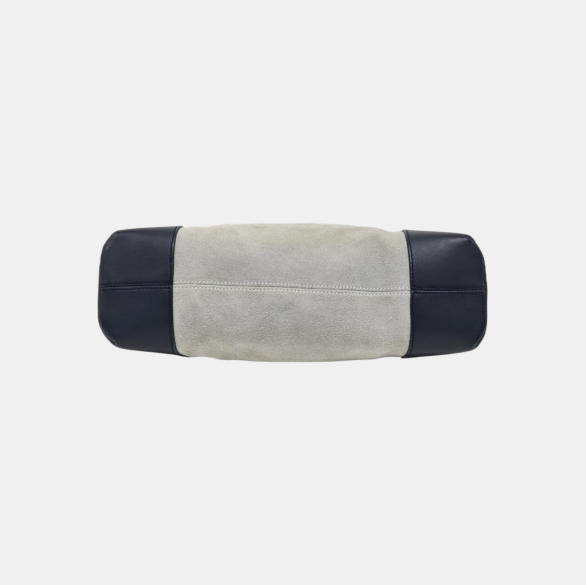 Suede Shoulder Bag Blue