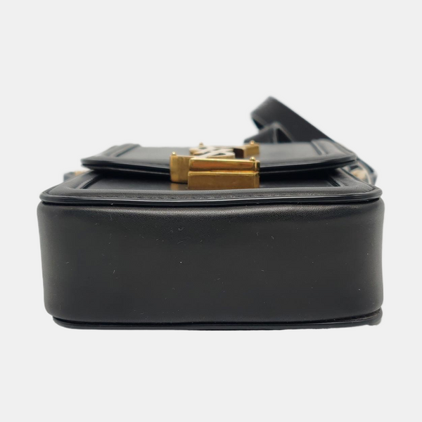 Authenticated pre-owned  SOLFERINO Mini Calfskin Black - Crossbody Bag at Looply