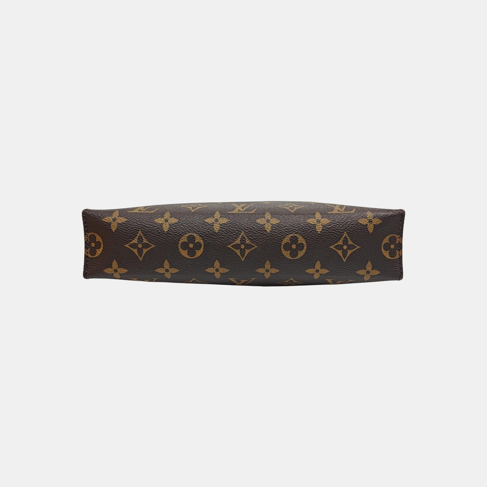 TOILET POCKET 26 Monogram Coated Canvas Brown