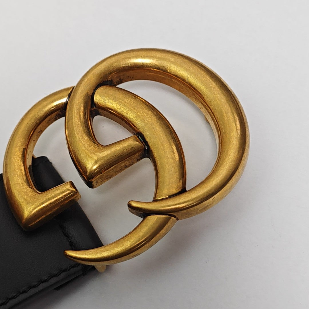 Leather Belt Beige