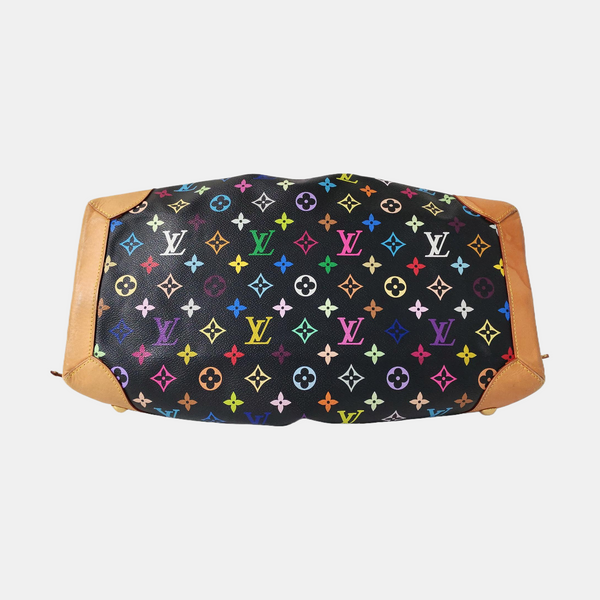 URSULA Monogram Coated Canvas Black